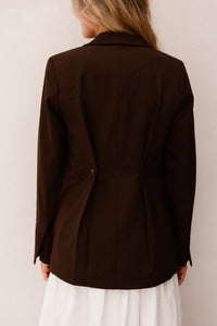 Yasriu blazer coffee bean - Bij Keesje - Y.A.S - Blazer