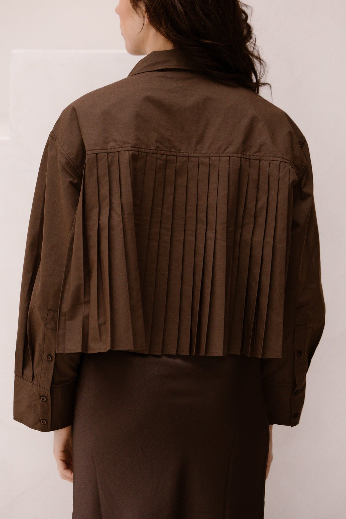 Yasroyalee short shirt chocolate brown - Bij Keesje - Y.A.S