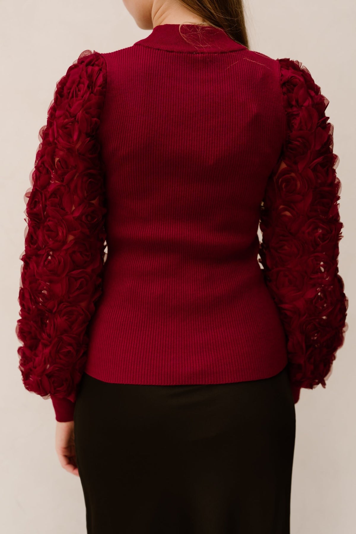 Yasrunella LS High Pullover Fig - Bij Keesje - Y.A.S - Trui
