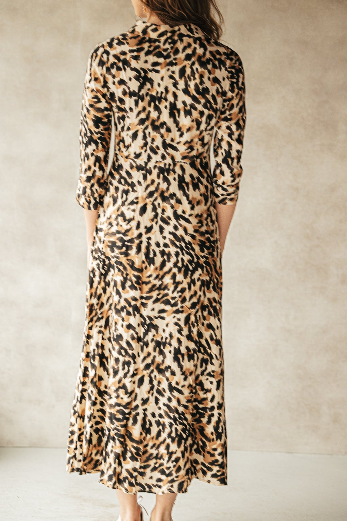 Yassavanna long dress panterprint - Bij Keesje