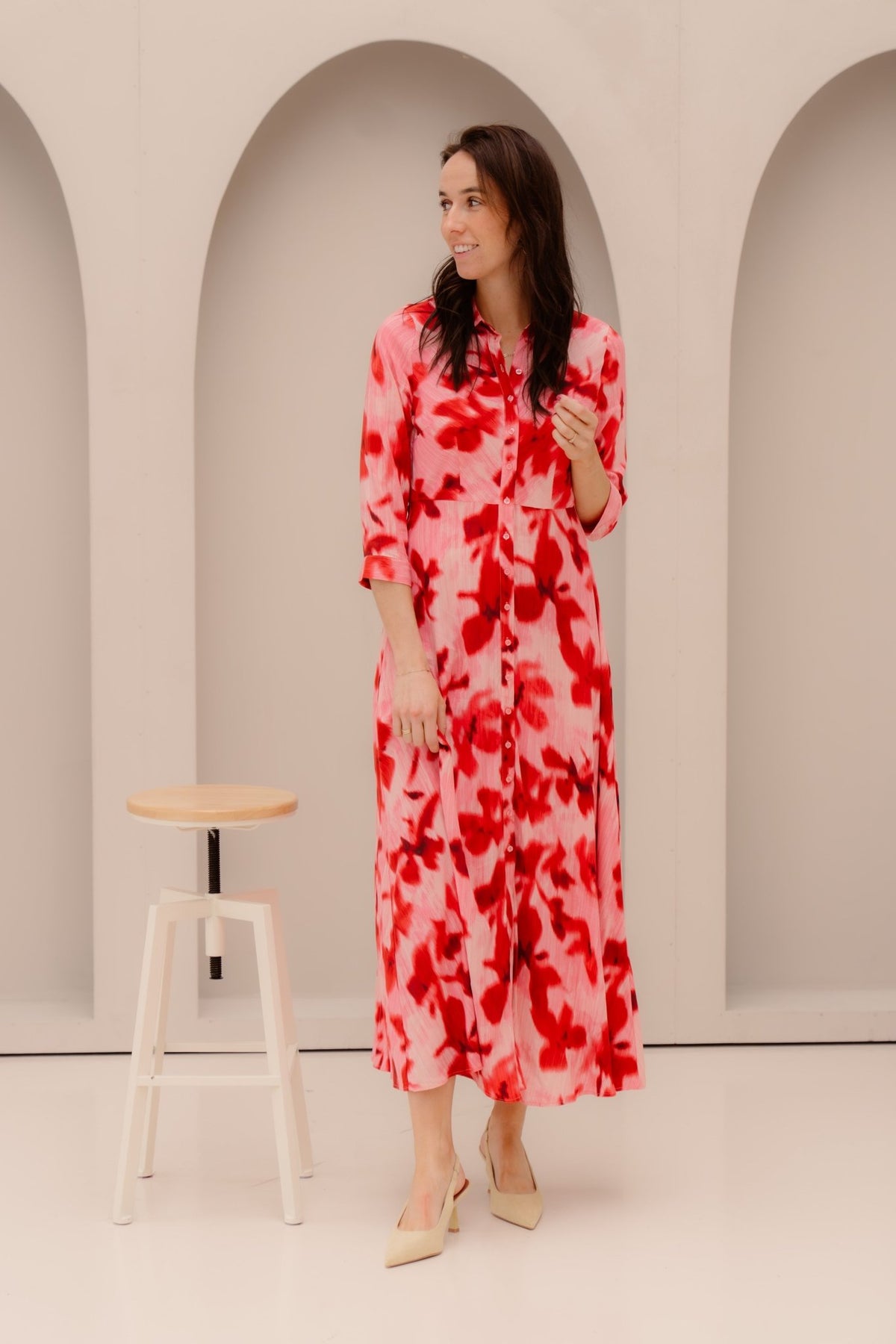 Yassavanna Long Shirt Dress Moonlite Mauve - Bij Keesje - Y.A.S - Jurk