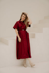 Yassimana SS Long Dress Rhododendron - Bij Keesje - Y.A.S - jurk
