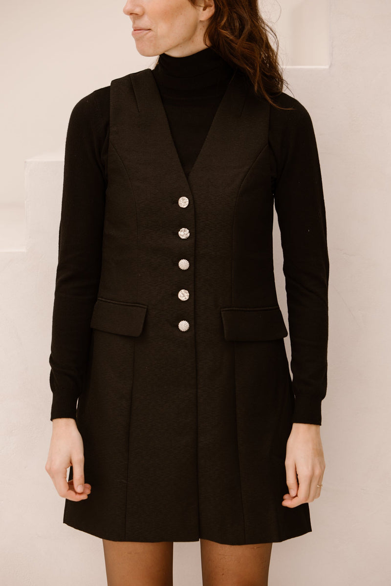 Yasspira spencer dress black - Bij Keesje - Y.A.S