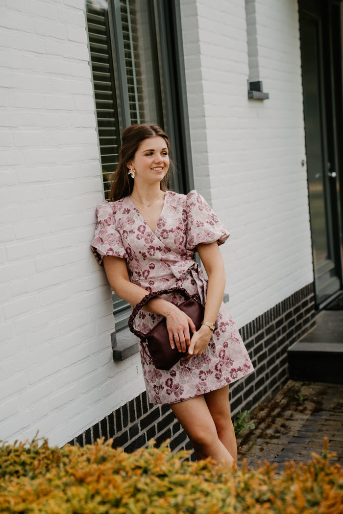 Yastania ss wrap pink lady - Bij Keesje - Y.A.S - Jurk