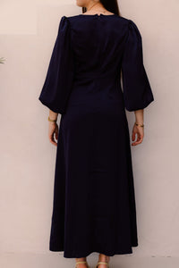 Yasthea Long Dress Evening Blue - Bij Keesje - Y.A.S - Jurk