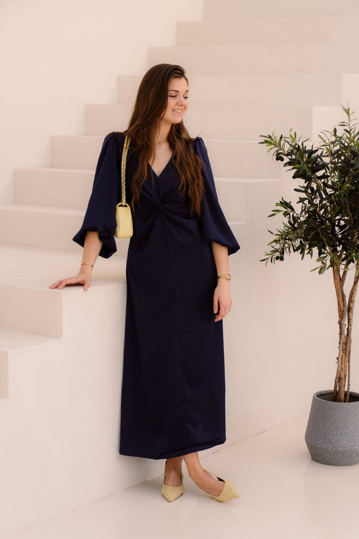 Yasthea Long Dress Evening Blue - Bij Keesje - Y.A.S - Jurk