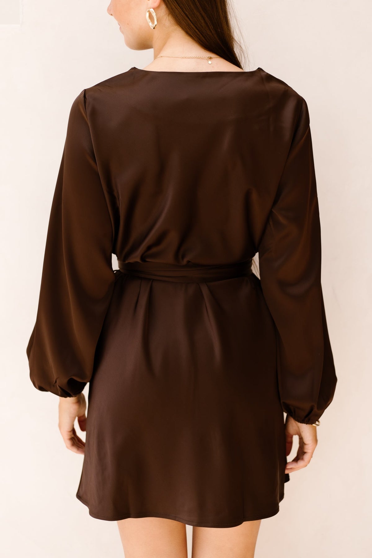 Yasthea LS Dress S Noos Coffee Bean - Bij Keesje - Y.A.S - Jurk