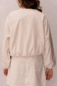 Yenna bomber jasje beige - Bij Keesje - Bij Keesje