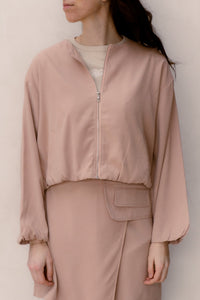Yenna bomber jasje camel - Bij Keesje - Bij Keesje