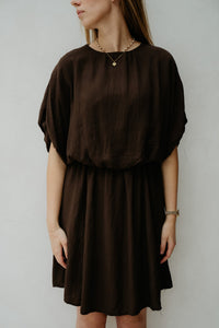 Yenthe jurk brown - Bij Keesje - Bij Keesje - Jurk