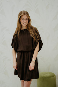 Yenthe jurk brown - Bij Keesje - Bij Keesje - Jurk
