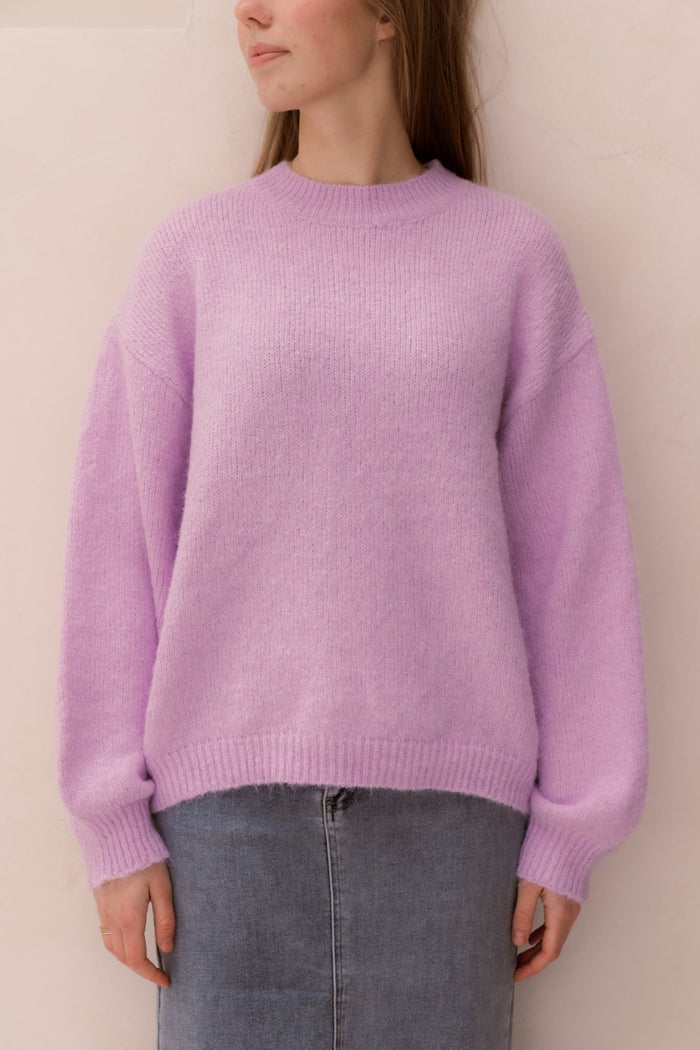 Yenthe trui lila - Bij Keesje - Bij Keesje