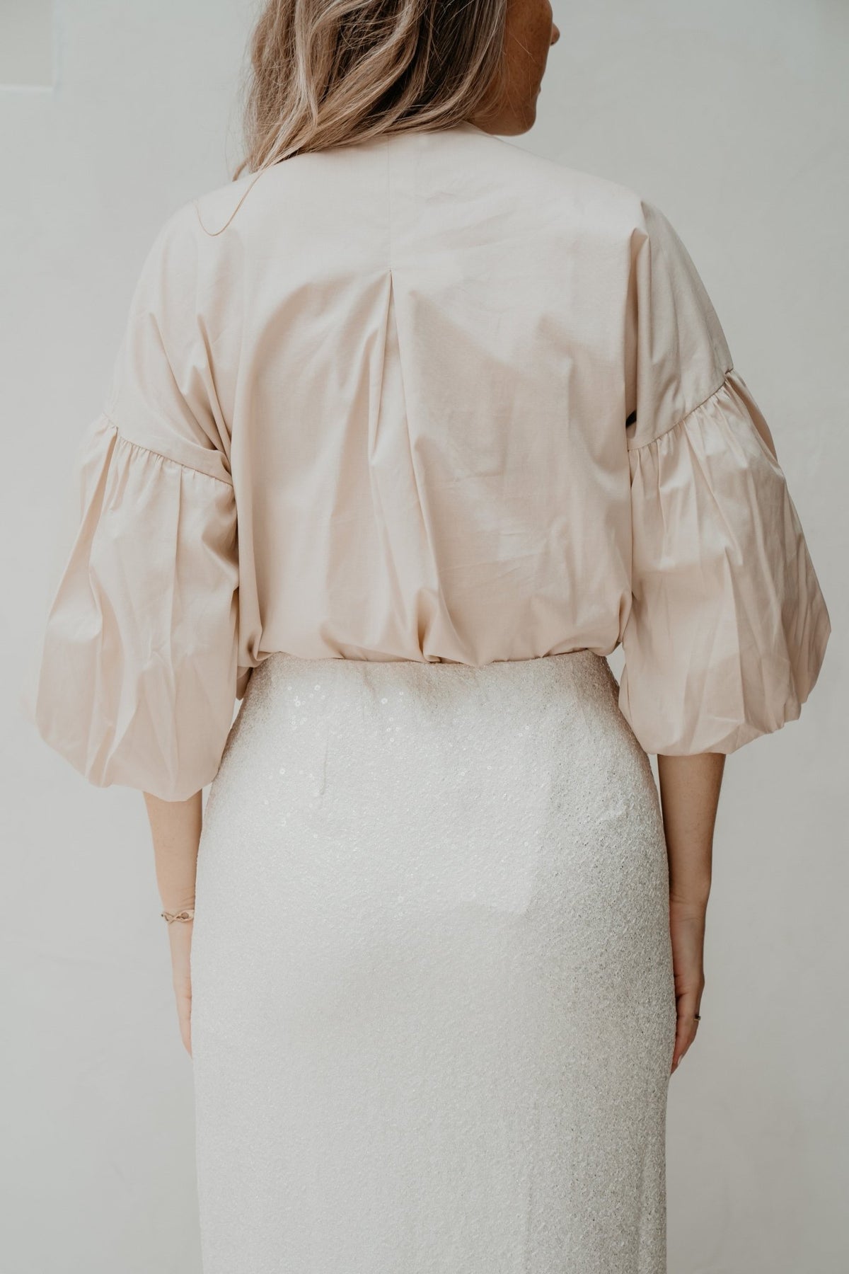 Yfke blouse beige - Bij Keesje - Bij Keesje - Blouse