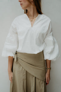 Yfke blouse white - Bij Keesje - Bij Keesje - Blouse
