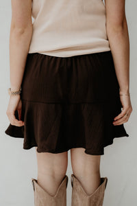 Yinde skirt brown - Bij Keesje - Bij Keesje - rok