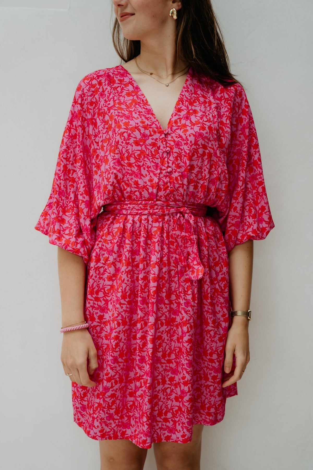 Yitty dress red - Bij Keesje - Bij Keesje - Jurk