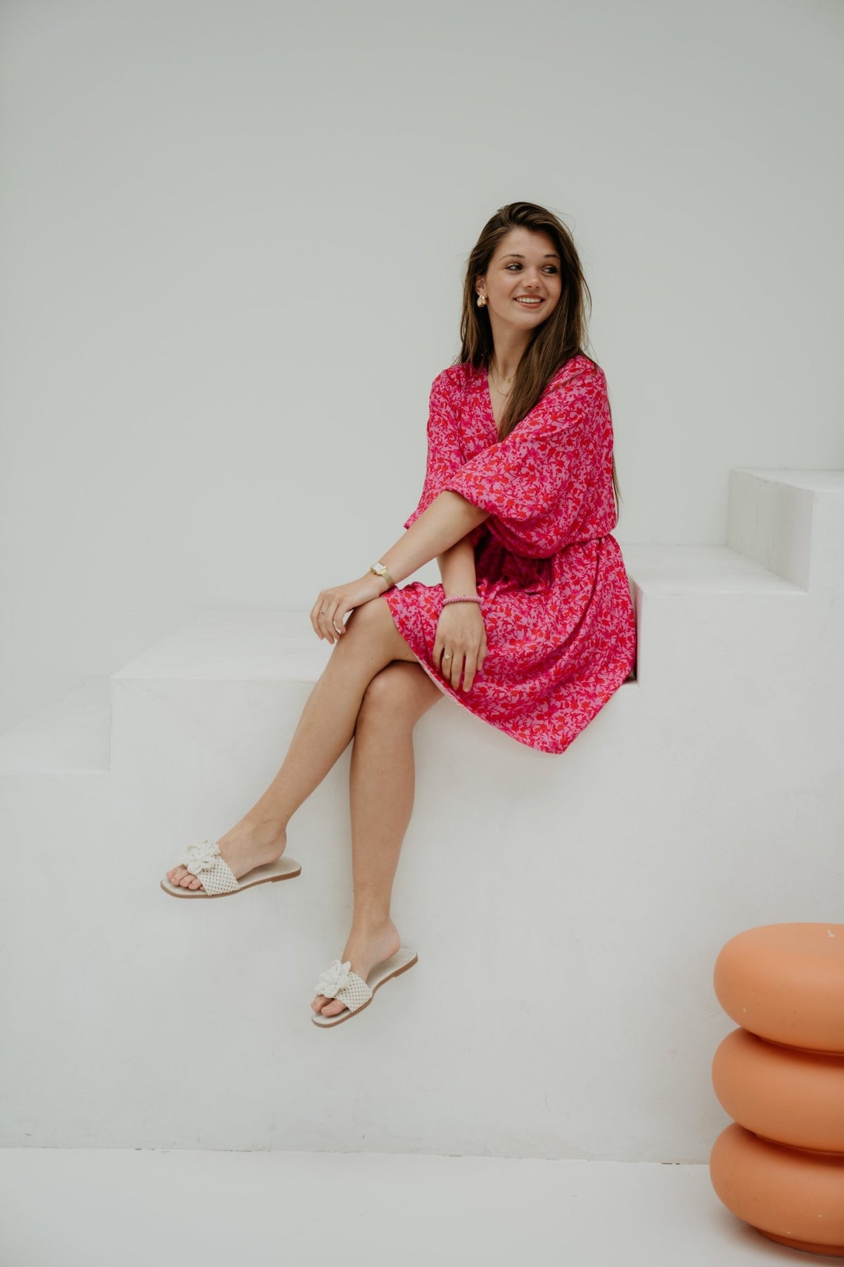 Yitty dress red - Bij Keesje - Bij Keesje - Jurk