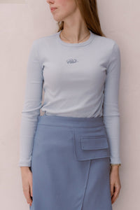 Ylse Paris shirt blauw - Bij Keesje - Bij Keesje