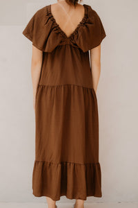 Yona Dress Brown - Bij Keesje - Bij Keesje - Jurk