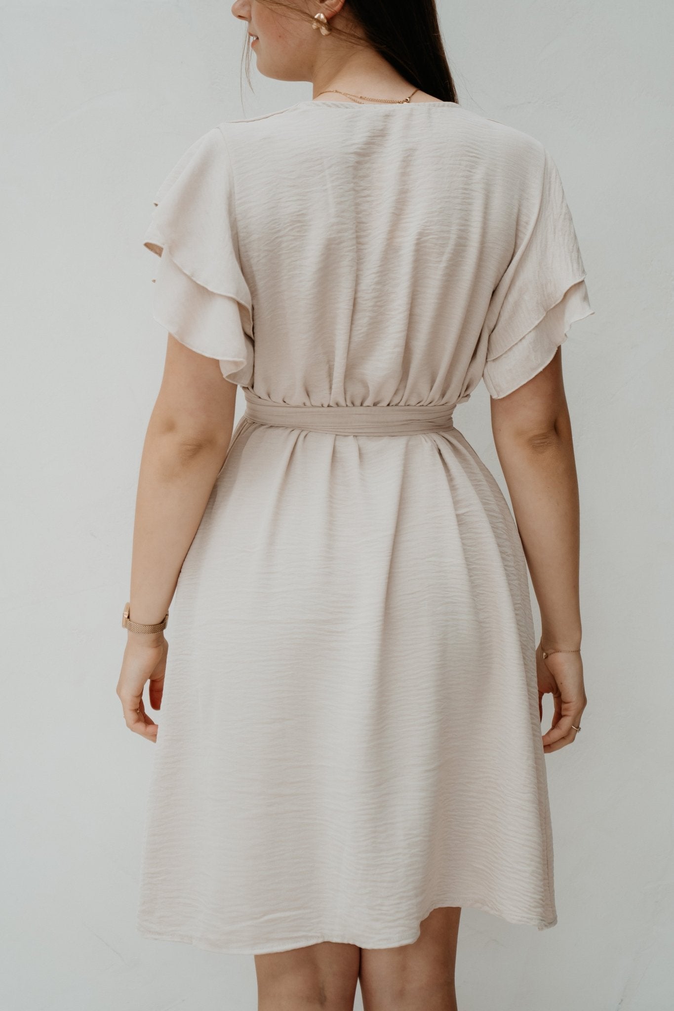 Yuna dress beige - Bij Keesje - Bij Keesje - Jurk