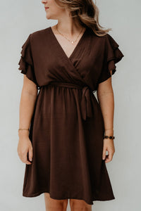 Yuna dress brown - Bij Keesje - Bij Keesje - Jurk