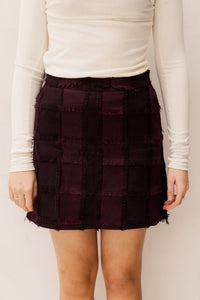 Yve Skirt Deep Purple - Bij Keesje - FLURESK