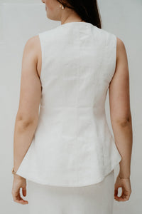 Yvi gilet asymmetrisch - Bij Keesje - Bij Keesje - Gilet