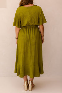 Zaira dress green - Bij Keesje - Bij Keesje - Jurk