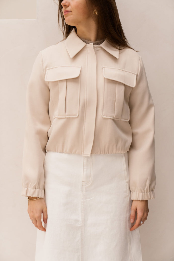 Zanne Jacket Beige - Bij Keesje - Bij - Keesje