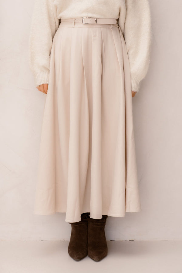 Zaya skirt beige - Bij Keesje - Bij Keesje