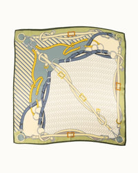Zaya zijde sjaaltje belt print - Bij Keesje - Bij Keesje