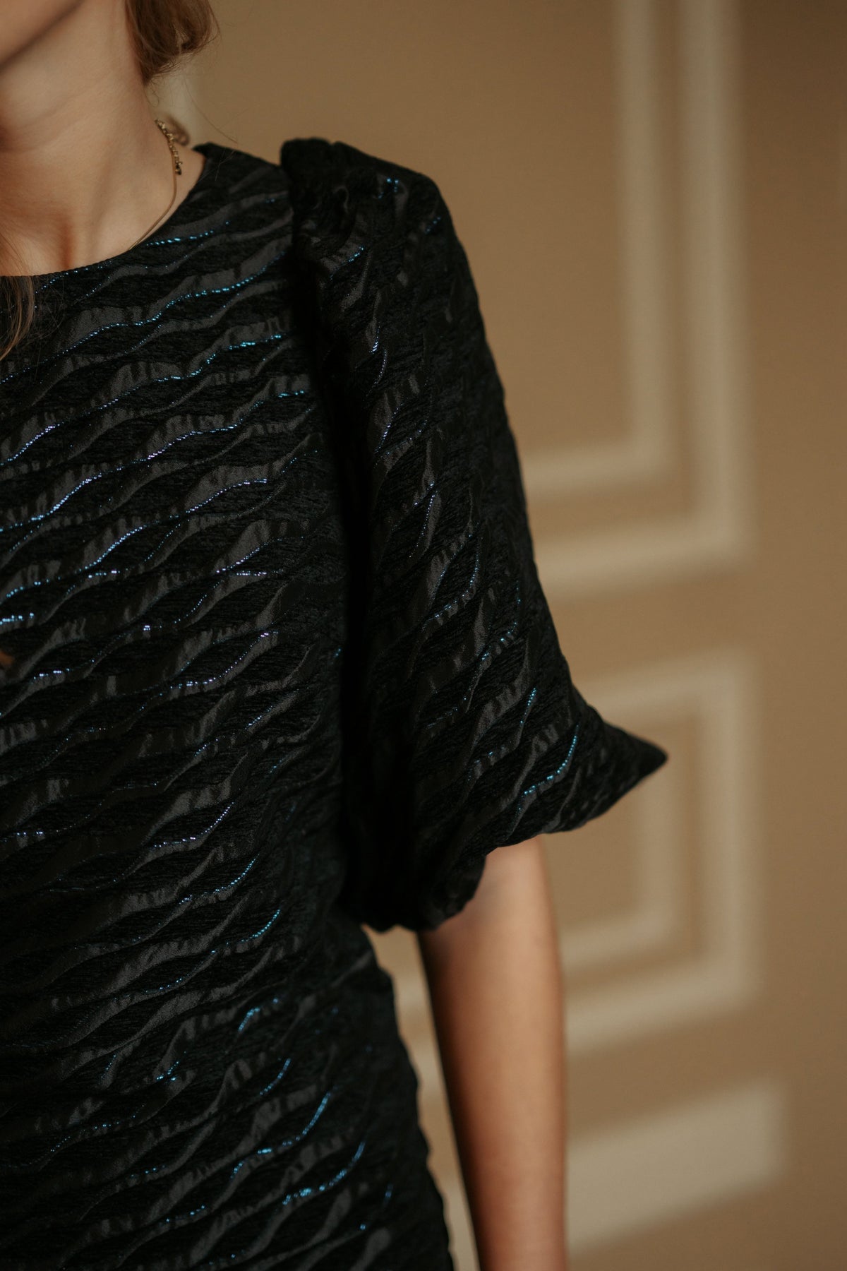 ZebraCC dress print black/blue - Bij Keesje - Co'couture