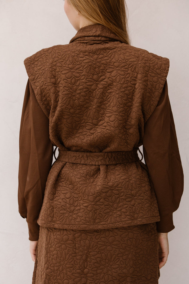 Zelia gilet donkerbruin - Bij Keesje - Bij Keesje