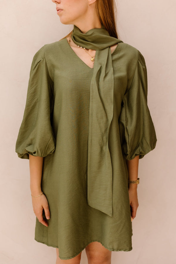Zia dress army - Bij Keesje - Bij Keesje - Jurk