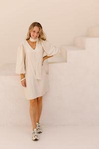 Zia dress beige - Bij Keesje - Bij Keesje - Jurk