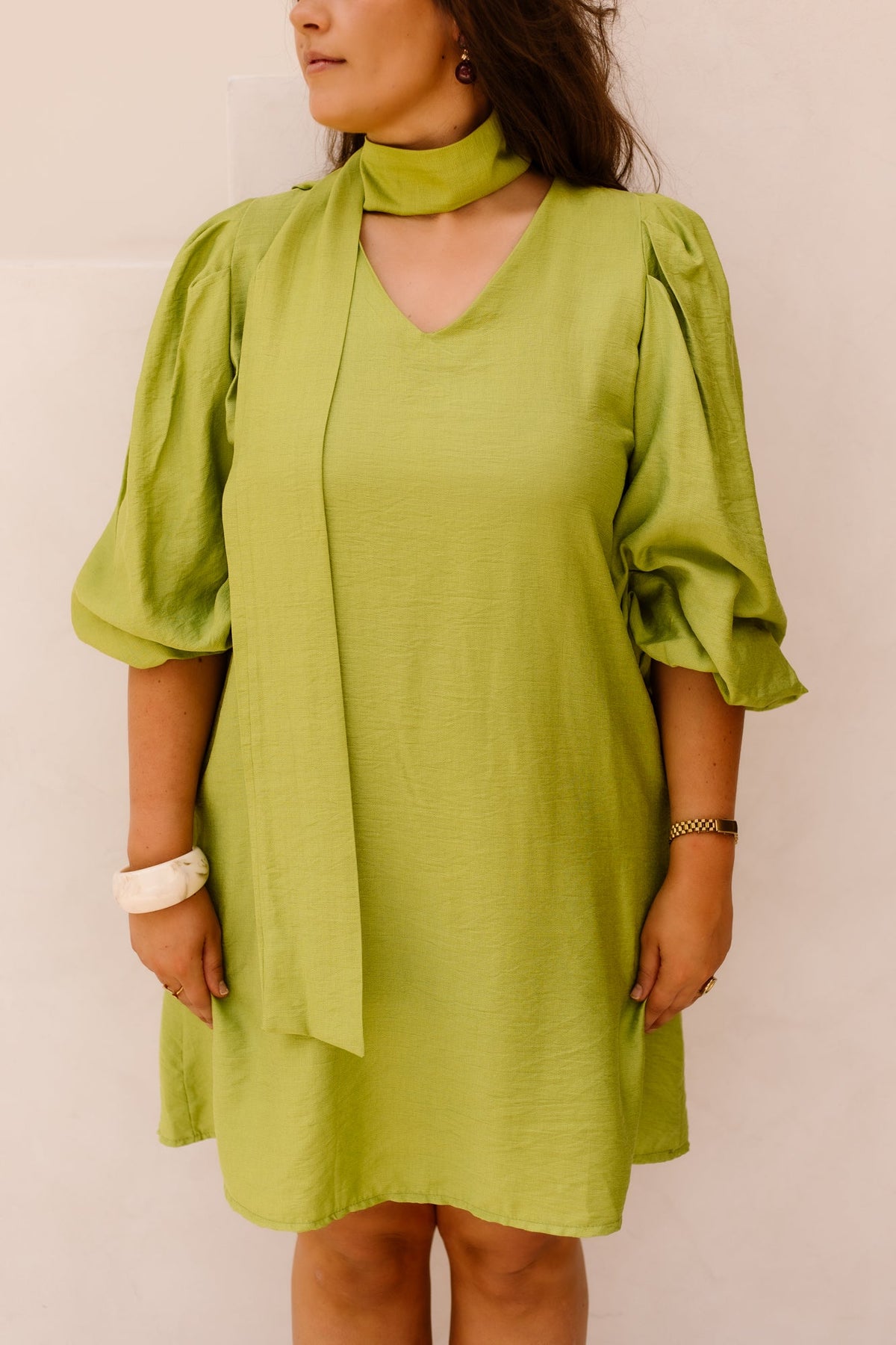 Zia dress lime - Bij Keesje - Bij Keesje - Jurk