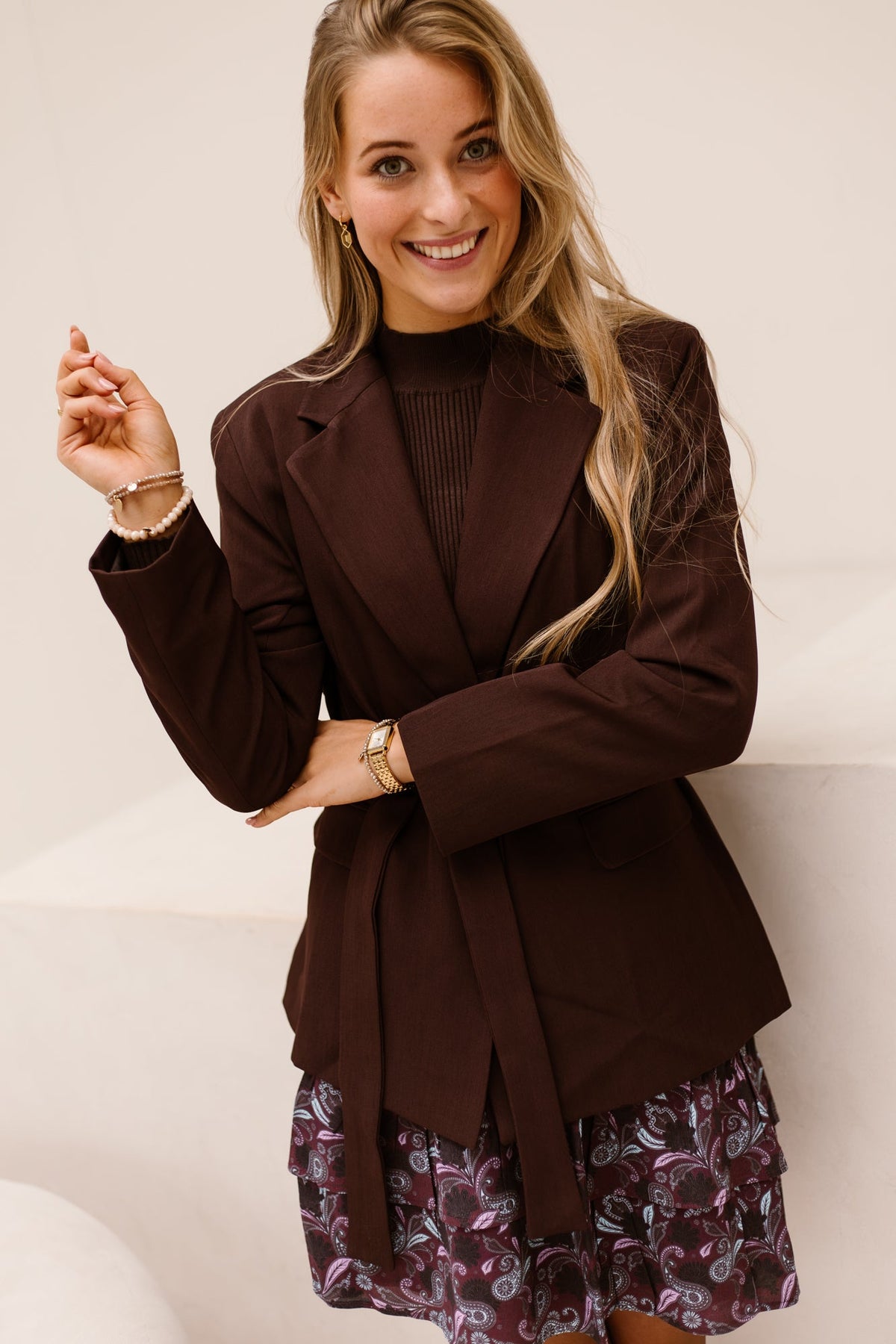 Zilane blazer cafe - Bij Keesje - Bij Keesje - Blazer
