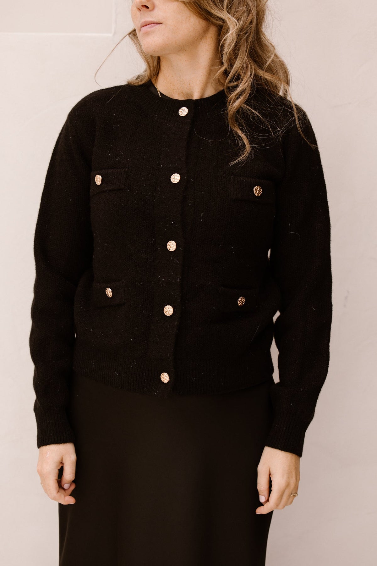 Ziza cardigan black - Bij Keesje - Bij Keesje